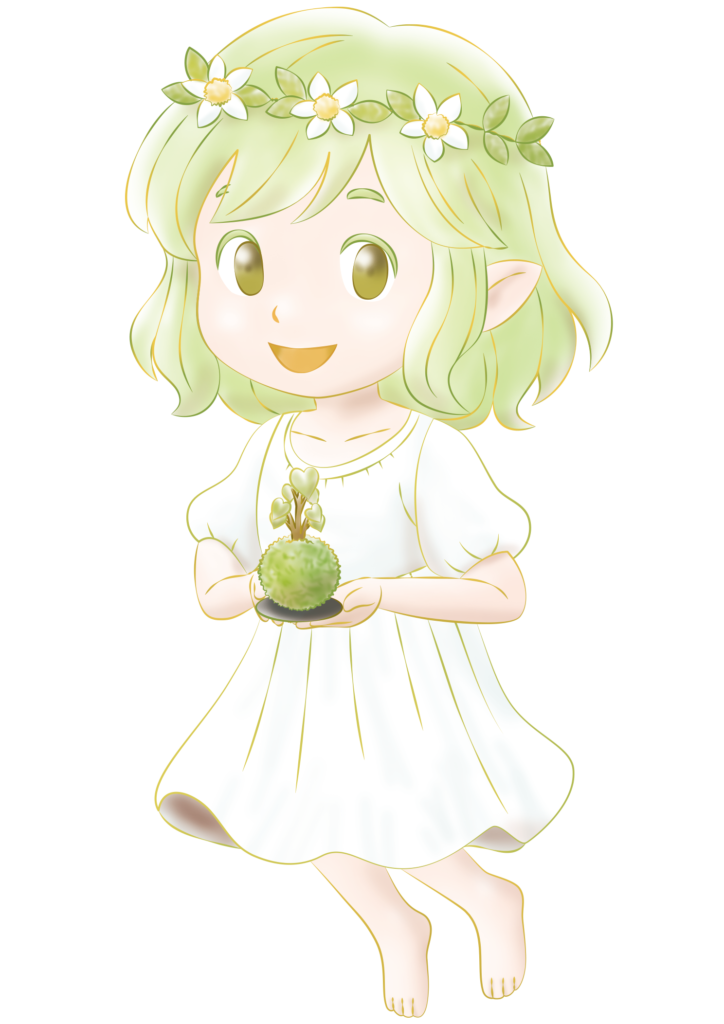 ニコリーナ（苔玉）